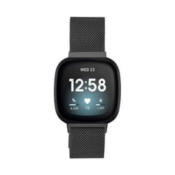 INF Bracelet Fitbit Versa 3 / Sense en acier inoxydable Noir One size