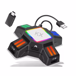 Adaptateur pour souris et clavier - INF - Compatible Switch Xbox One PS3/4 - USB - Filaire - Noir