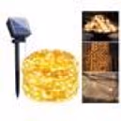 Boucle lumineuse LED avec cellule solaire 10 mètres