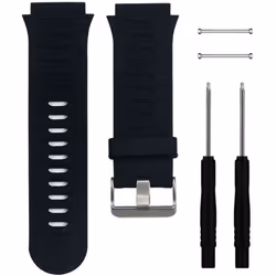 INF bracelet de montre pour Garmin forerunner 920XT Silicone Noir