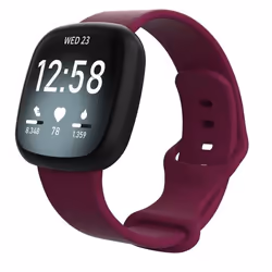 INF Fitbit Sense/Versa 3 bracelet silicone Bordeaux (S)