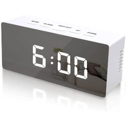 Réveil Numérique LED - Blanc