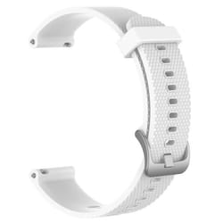 INF Bracelet en silicone sportif INF Garmin VivoActive 4S Silicone Bracelet Blanc