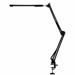 Lampe de bureau LED avec bras pivotant réglable Noir
