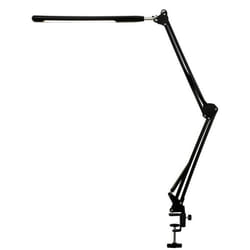 Lampe de bureau LED avec bras pivotant réglable Noir