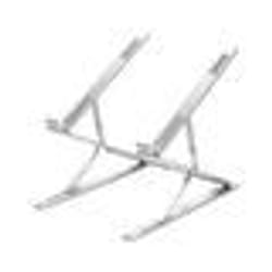 Support pour ordinateur portable - INF - Pliable - Alliage daluminium - Argenté - Hauteur réglable