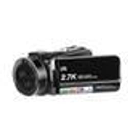 Caméscope 2.7K / 36MP / zoom 16x / vision nocturne IR 7 parties Noir
