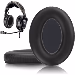 INF Coussinets doreille pour Bose Aviation X A20/A10 1 paire Noir