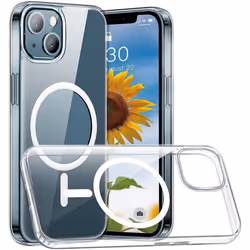 Coque pour iPhone 13 Pro Max - INF - Transparent - Compatible MagSafe - Charge sans fil rapide - Rigide