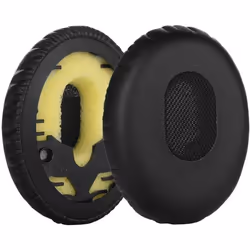Coussinet pour casque - INF - Bose Quiet Comfort QC 3 - Cuir artificiel - Noir - 1 paire
