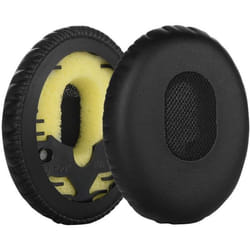 Coussinet pour casque - INF - Bose Quiet Comfort QC 3 - Cuir artificiel - Noir - 1 paire