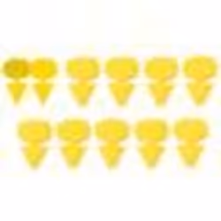 INF Piège collant pour les parasites des plantes dintérieur 20-pack Fly Catcher Flower