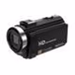 Caméscope 1080P / 24MP / Zoom 16x / Rotation 270 degrés 4 parties Noir