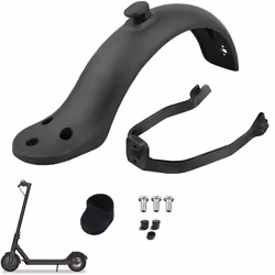 Pare-boue arrière - INF - Compatible Xiaomi M365/M365 Pro - Noir - Accessoires inclus - Facile à assembler