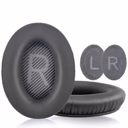Coussinets doreille - INF - QC35 - Gris foncé - Doux - Réduction du bruit
