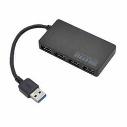 Hub USB 3.0 avec 4 ports Noir