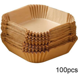 Papier jetable Air Fryer pour friteuses 100 pcs Nature