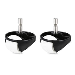 Pack de 2 roues avant pour iRobot Roomba 500/600/700/880/980 Noir