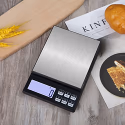 INF KBE-CX2020-11D escabeaux de cuisine Argent Comptoir Rectangle Balance de ménage électronique - Vue supplémentaire 4