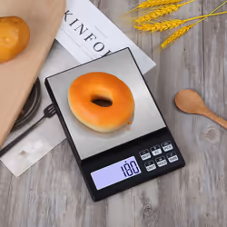 INF KBE-CX2020-11D escabeaux de cuisine Argent Comptoir Rectangle Balance de ménage électronique - Vue supplémentaire 5