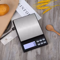 INF KBE-CX2020-11D escabeaux de cuisine Argent Comptoir Rectangle Balance de ménage électronique - Vue supplémentaire 6