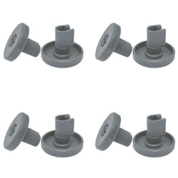 Roulettes de panier pour lave-vaisselle - INF - Pack de 8 DarkGrey 40 mm - AEG Privileg Zanussi