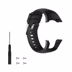 INF Bracelet de montre pour Suunto Spartan 6 pièces Le noir