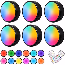 Éclairage LED - INF - Spot LED variateur - 13 couleurs RVB - Télécommande - Intérieur