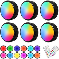 Éclairage LED - INF - Spot LED variateur - 13 couleurs RVB - Télécommande - Intérieur