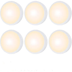 Lumières LED - INF - Armoire - Télécommande - 6 lampes - Blanc