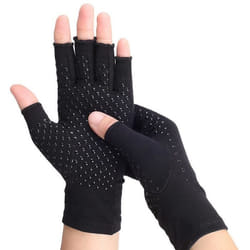 Gant de compression - INF - Noir - Coton spandex - Ajustement confortable - Mixte