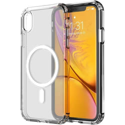 Coque mobile - INF - iPhone X/XS - Acrylique transparent - Fixation magnétique - Charge sans fil facile