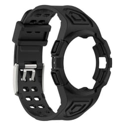 INF Bracelet de montre en TPU compatible avec Samsung Galaxy Watch 4/5/6 44 mm Le noir