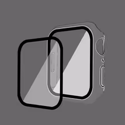 Boîtier de montre intelligent - INF - 45 mm - Transparent - Protecteur décran - Compatible Apple Watch 7/8