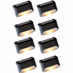 INF Lampe Solaire Extérieure Lampes Solaires Étanche pour escaliers et rampes paquet de 8