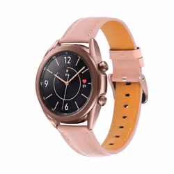 Bracelet en cuir pour Samsung Galaxy Watch 3 Rose