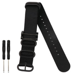 Bracelet de montre - INF - Suunto Core - Nylon - Noir - Sportif et léger
