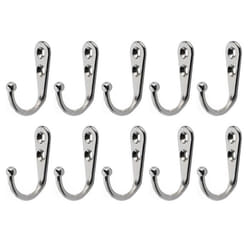 INF Lot de 10 patères murales avec vis crochets à visser patères murales haute résistance patères