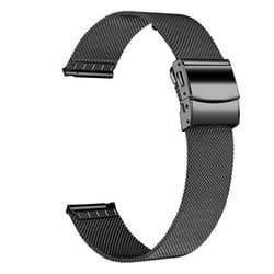 INF Bracelet de montre en acier inoxydable pour Garmin Venu 3S / Forerunner 265s Le noir