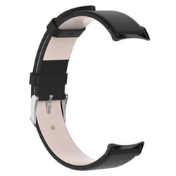 INF Bracelet de montre en cuir véritable Black Xiaomi Mi Band 8