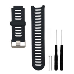INF Bracelet de montre silicone Garmin Forerunner 910XT Le noir