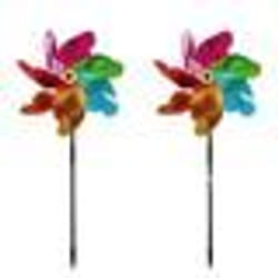 Moulins à vent - INF - 2-pack - Multicolore - Réfléchissants - Répulsifs pour oiseaux