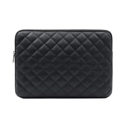 Housse pour ordinateur portable - INF - 156 pouces - Antichoc - Cuir PU - Noir