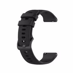 Bracelet de montre - INF - Silicone - Noir - Chic - Mixte
