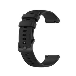 Bracelet de montre - INF - Silicone - Noir - Chic - Mixte