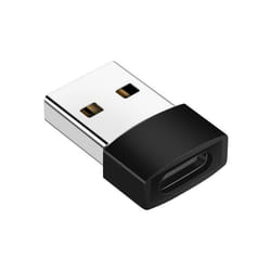 Adaptateur USB-C vers USB 2.0 - INF - Noir - Transfert de données rapide - Chargement compatible - Compact