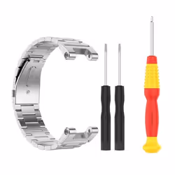 Bracelet de montre - INF - Acier inoxydable - Argent - Mixte - Confortable et élégant
