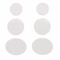 INF Patch de réparation de trou de chaussure 3 tailles 3 paires Blanc
