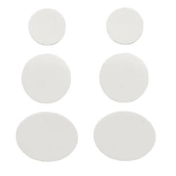 INF Patch de réparation de trou de chaussure 3 tailles 3 paires Blanc