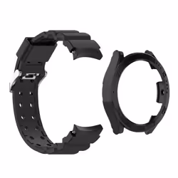 INF Bracelet Montre en silicone INF Samsung Galaxy watch5/watch4 (40 mm) Le noir